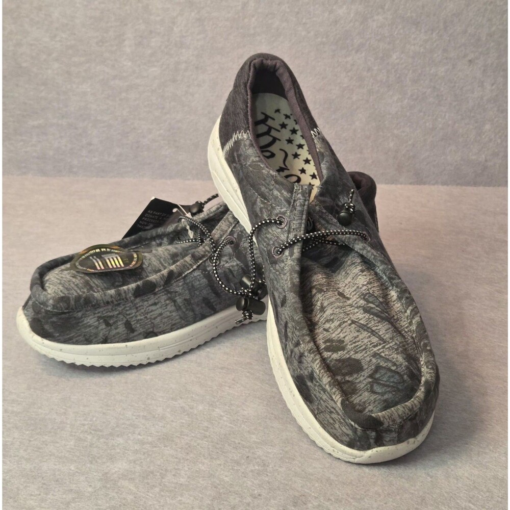 Howitzer Men's  Roam PRYM1 Grey Camo SZ 10 Slip-On Footwear NWT